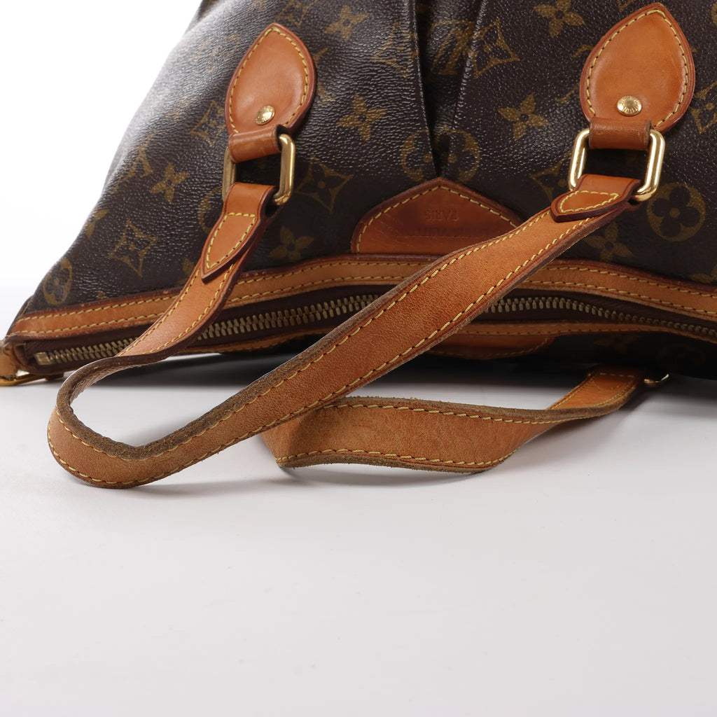 Louis Vuitton Palermo PM Monogram 2Way Handbag in Brown M40145
