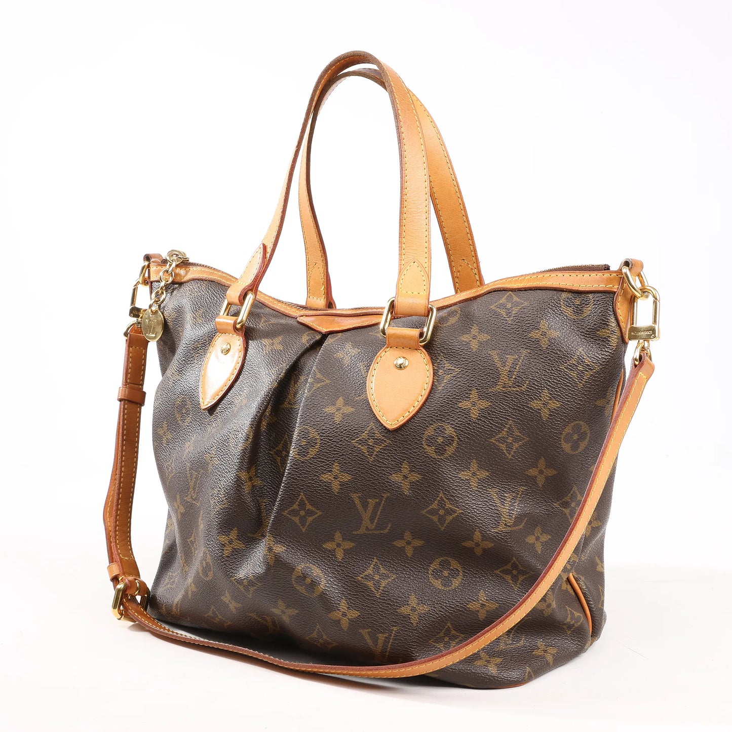 Louis Vuitton Monogram Palermo PM 2Way Handbag in Brown M40145