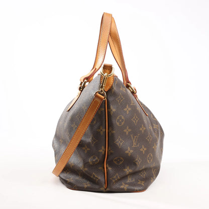 Louis Vuitton Monogram Palermo PM 2Way Handbag in Brown M40145
