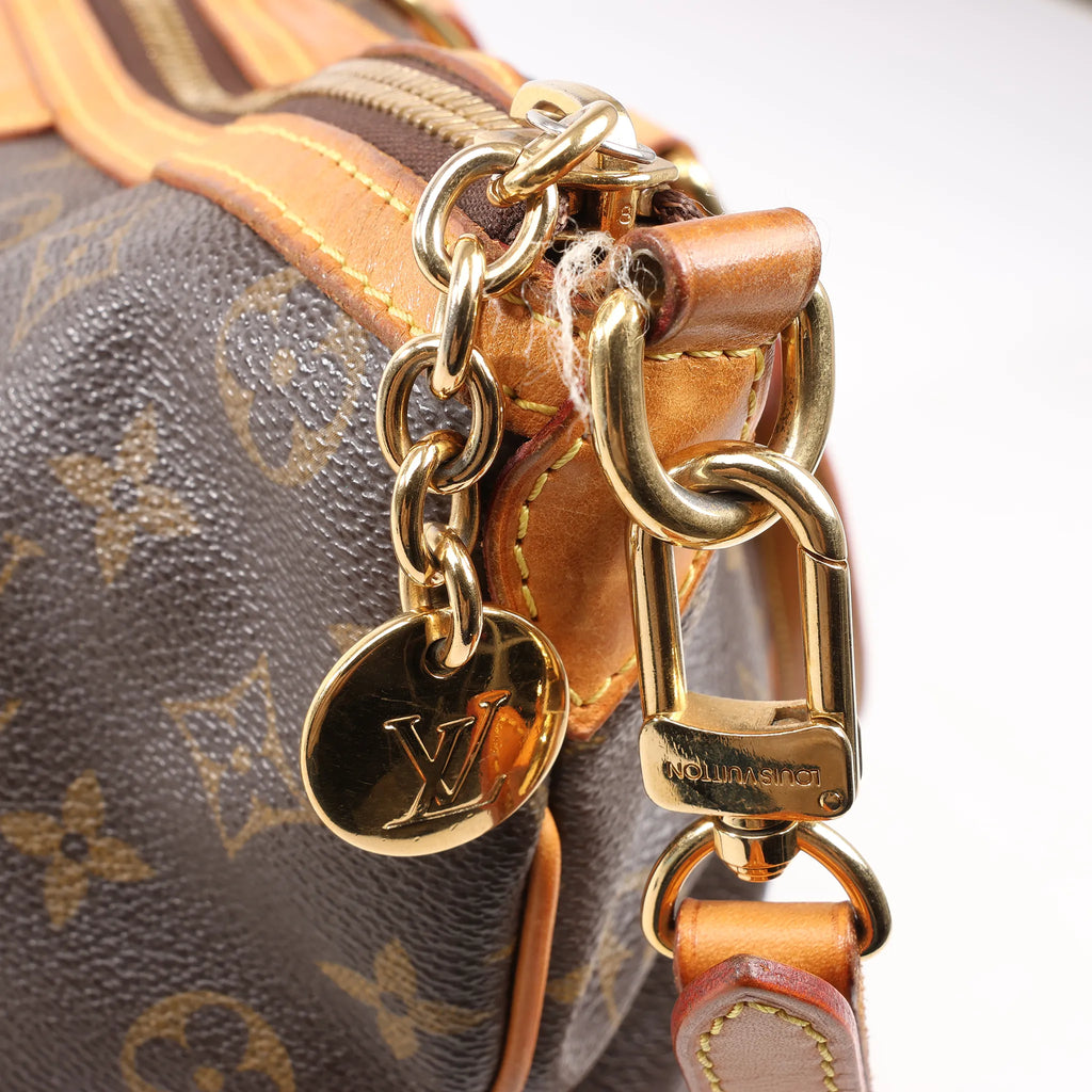 Louis Vuitton Monogram Palermo PM 2Way Handbag in Brown M40145