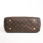 Louis Vuitton Pallas MM Monogram 2Way Handbag in Brown x Burgundy M40906