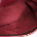Louis Vuitton Pallas MM Monogram 2Way Handbag in Brown x Burgundy M40906