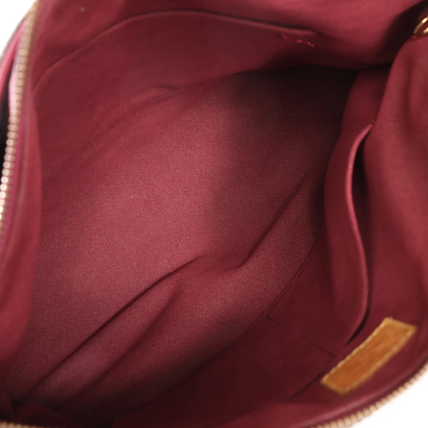 Louis Vuitton Pallas MM Monogram 2Way Handbag in Brown x Burgundy M40906