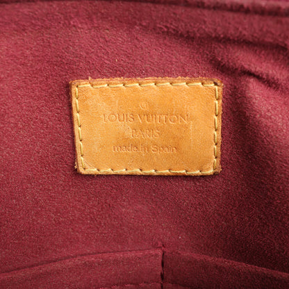 Louis Vuitton Pallas MM Monogram 2Way Handbag in Brown x Burgundy M40906