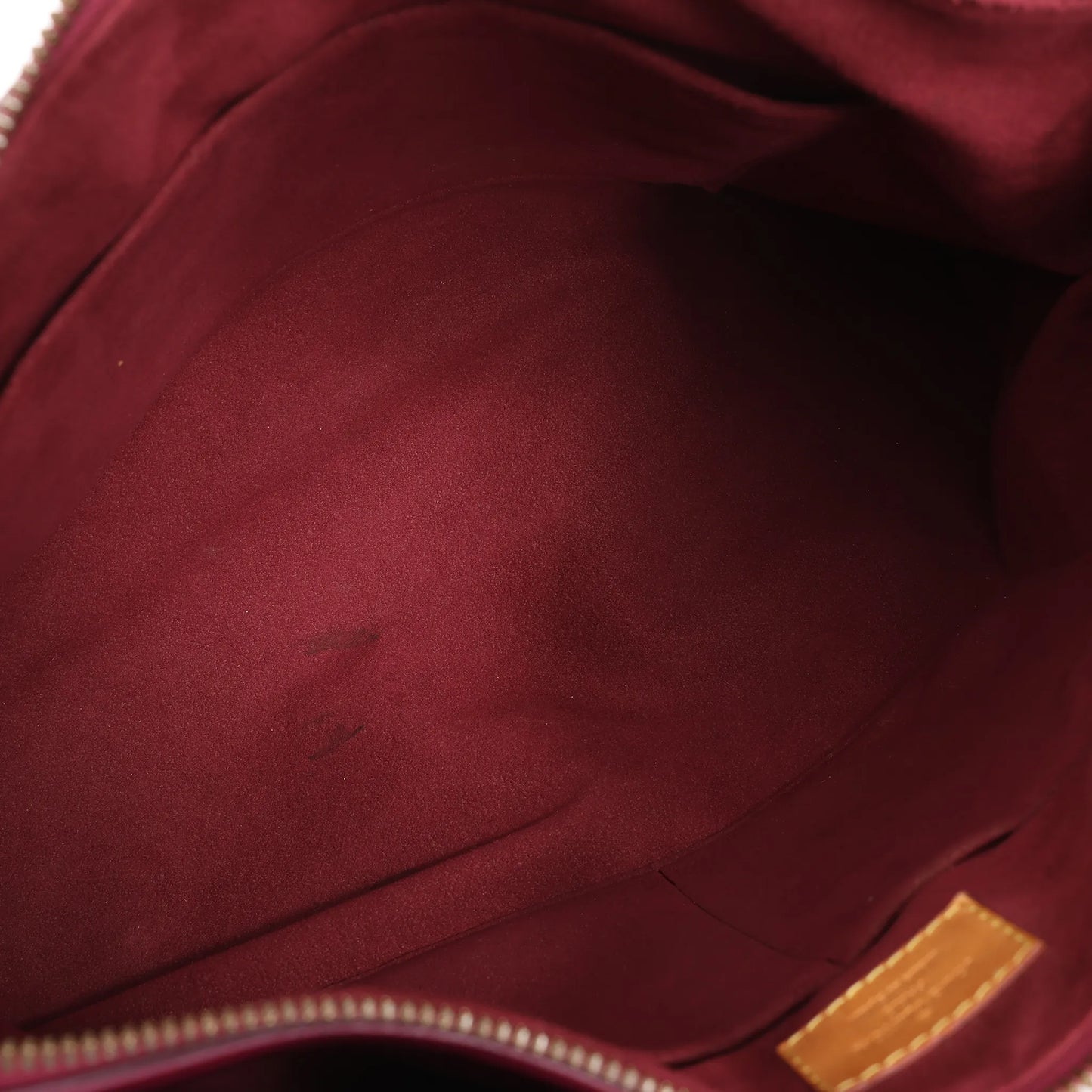 Louis Vuitton Monogram Pallas MM 2Way Handbag in Brown x Red M40906