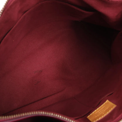 Louis Vuitton Monogram Pallas MM 2Way Handbag in Brown x Red M40906