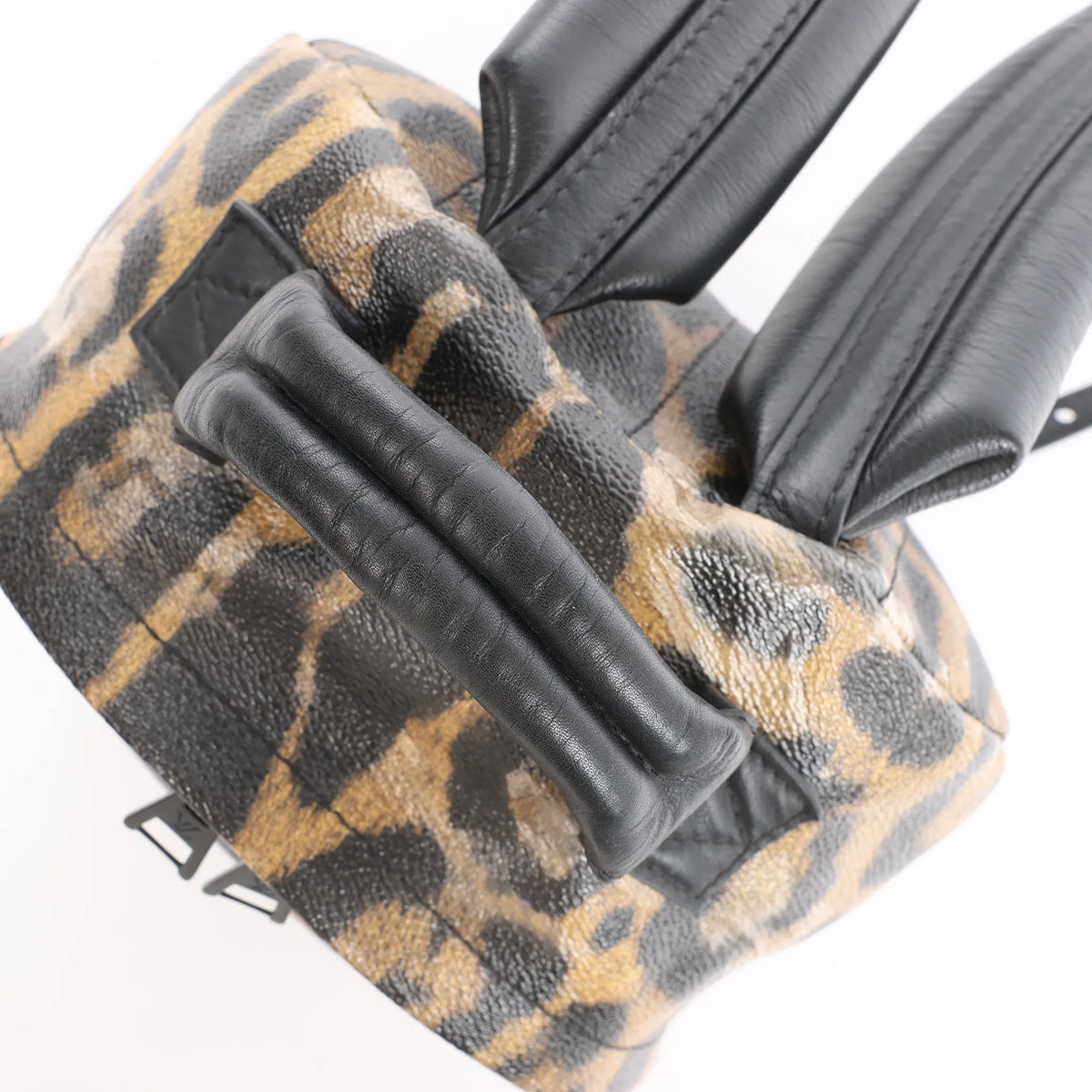 Louis Vuitton Palm Springs PM Animal Print Backpack in Brown x Black M52020