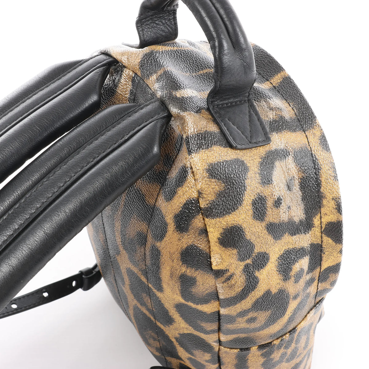Louis Vuitton Palm Springs PM Animal Print Backpack in Brown x Black M52020
