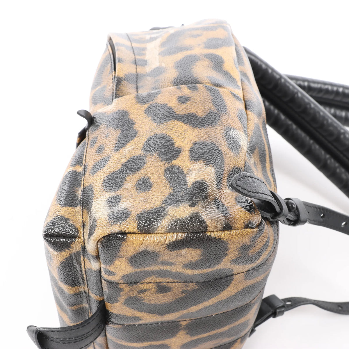 Louis Vuitton Palm Springs PM Animal Print Backpack in Brown x Black M52020