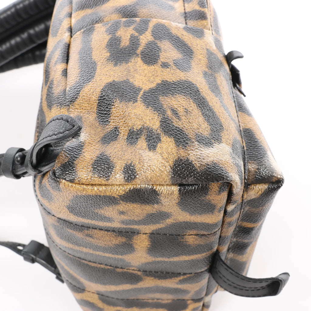 Louis Vuitton Palm Springs PM Animal Print Backpack in Brown x Black M52020