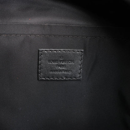 Sac à dos Louis Vuitton Palm Springs Monogram Jungle Dots PM marron et rose