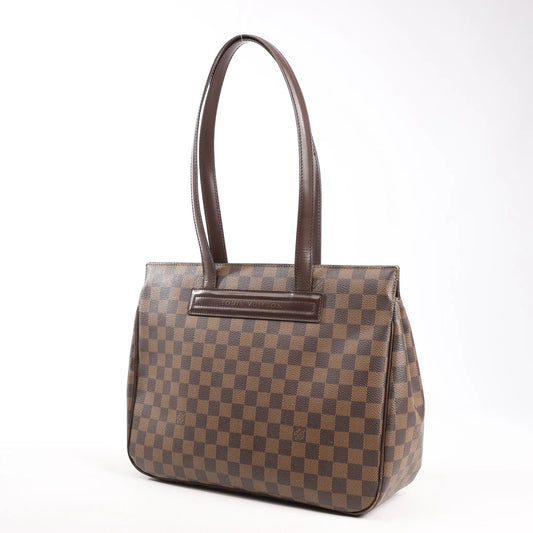 Louis Vuitton Damier Ebene Parioli PM Shoulder Bag in Brown N51123