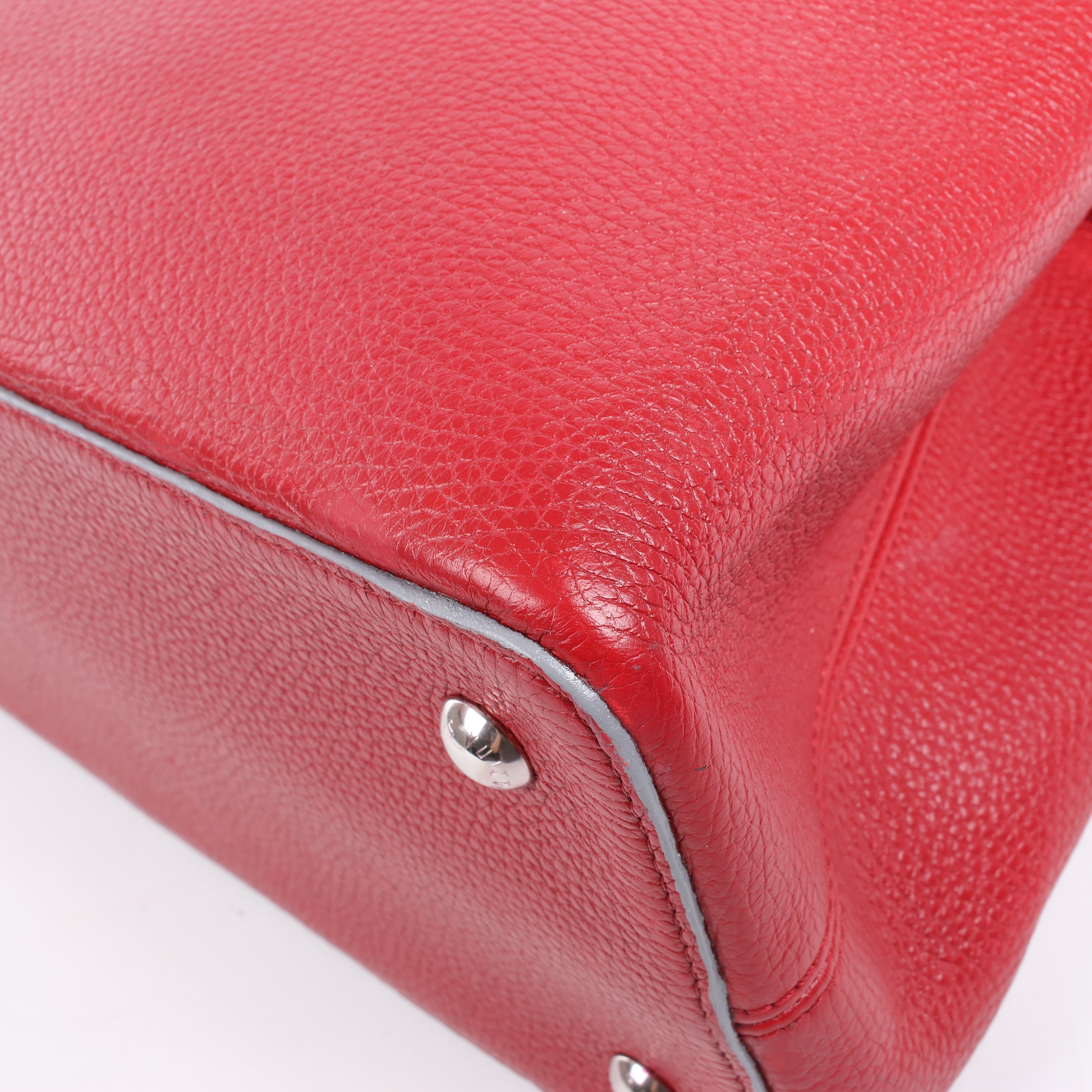 Bolso de mano Louis Vuitton Parnassea Capucines GM en rojo M48871