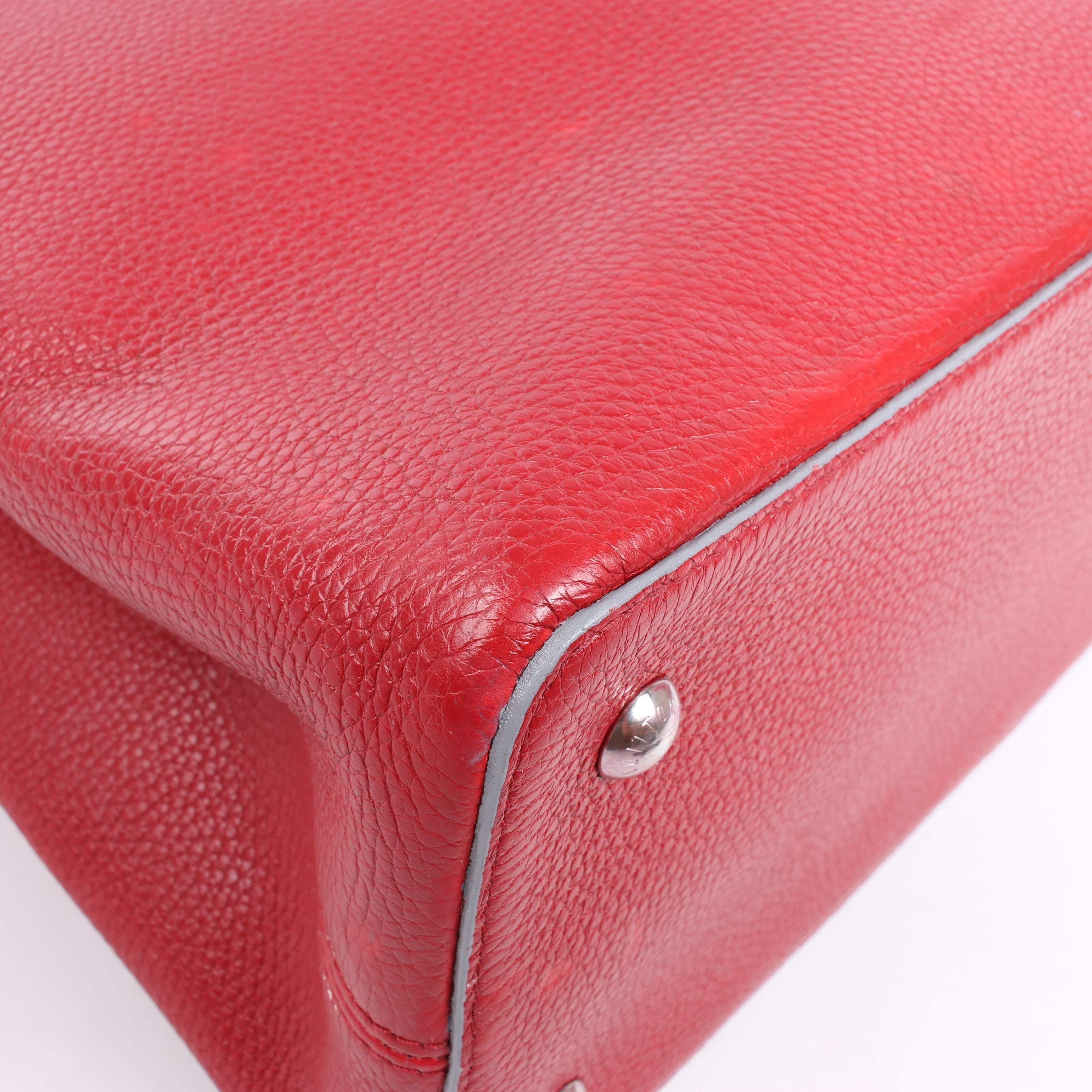 Bolso de mano Louis Vuitton Parnassea Capucines GM en rojo M48871