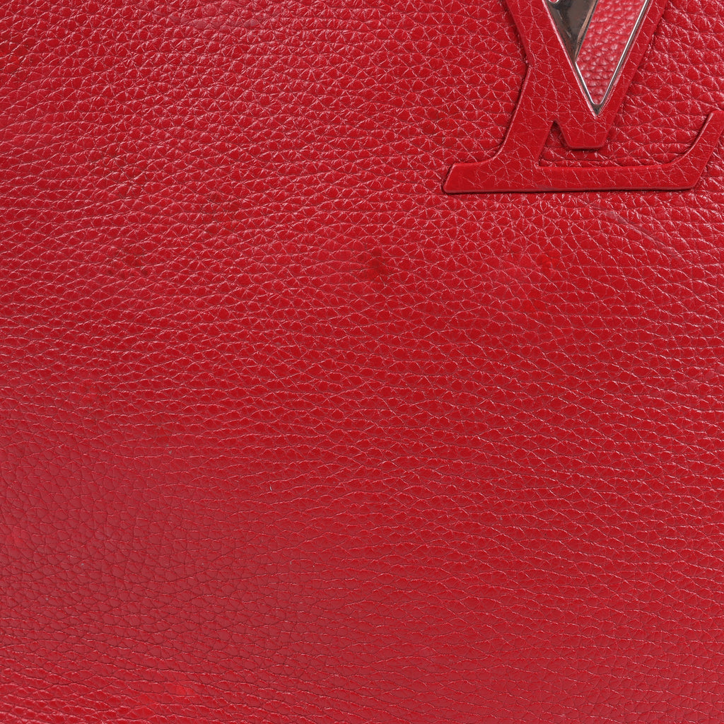 Bolso de mano Louis Vuitton Parnassea Capucines GM en rojo M48871