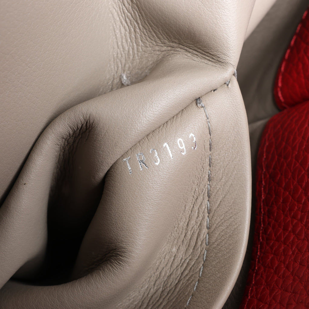 Bolso de mano Louis Vuitton Parnassea Capucines GM en rojo M48871