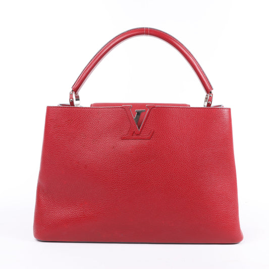 Louis Vuitton Parnassea Capucines GM Handbag in Red M48871