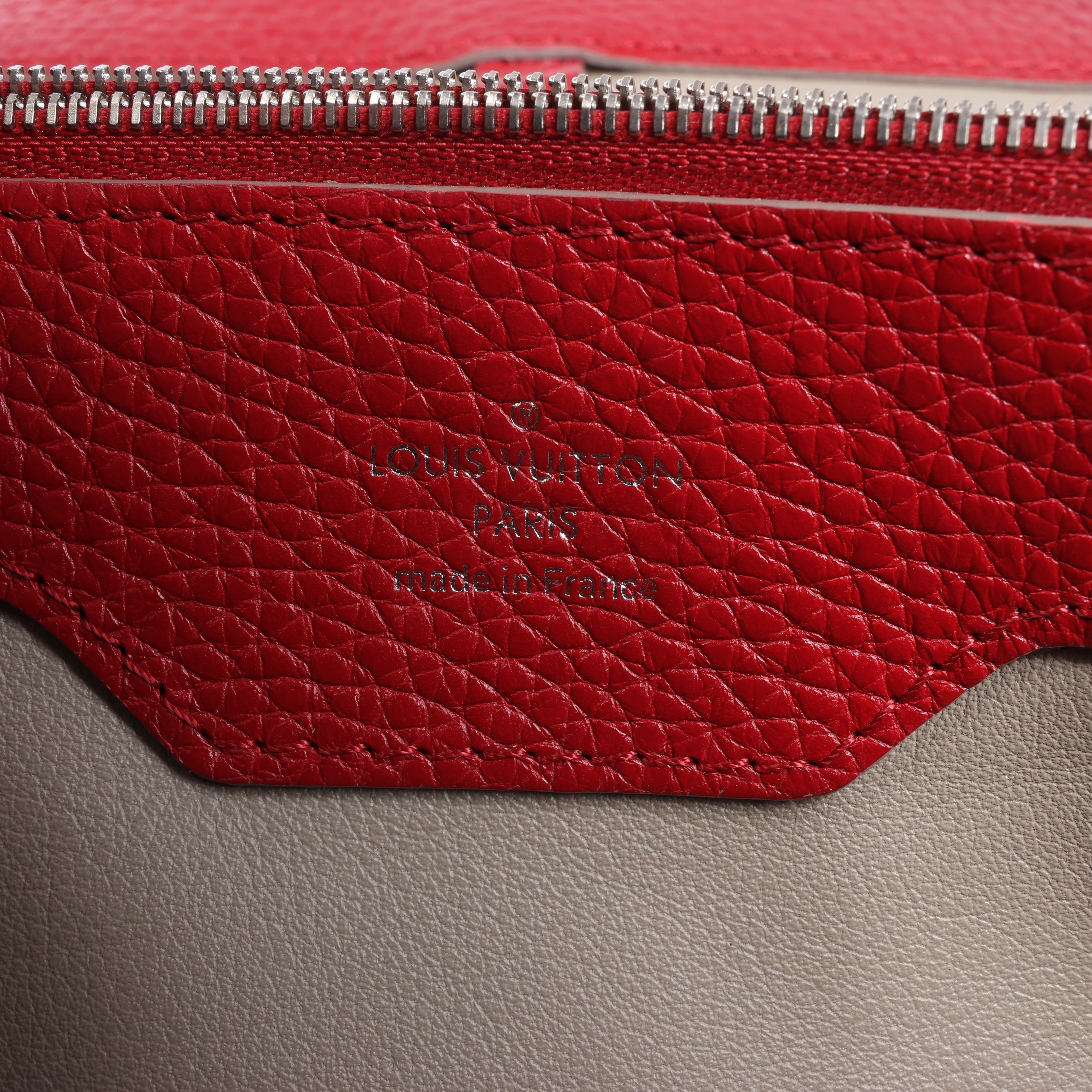 Louis Vuitton Parnassea Capucines GM Handbag in Red M48871