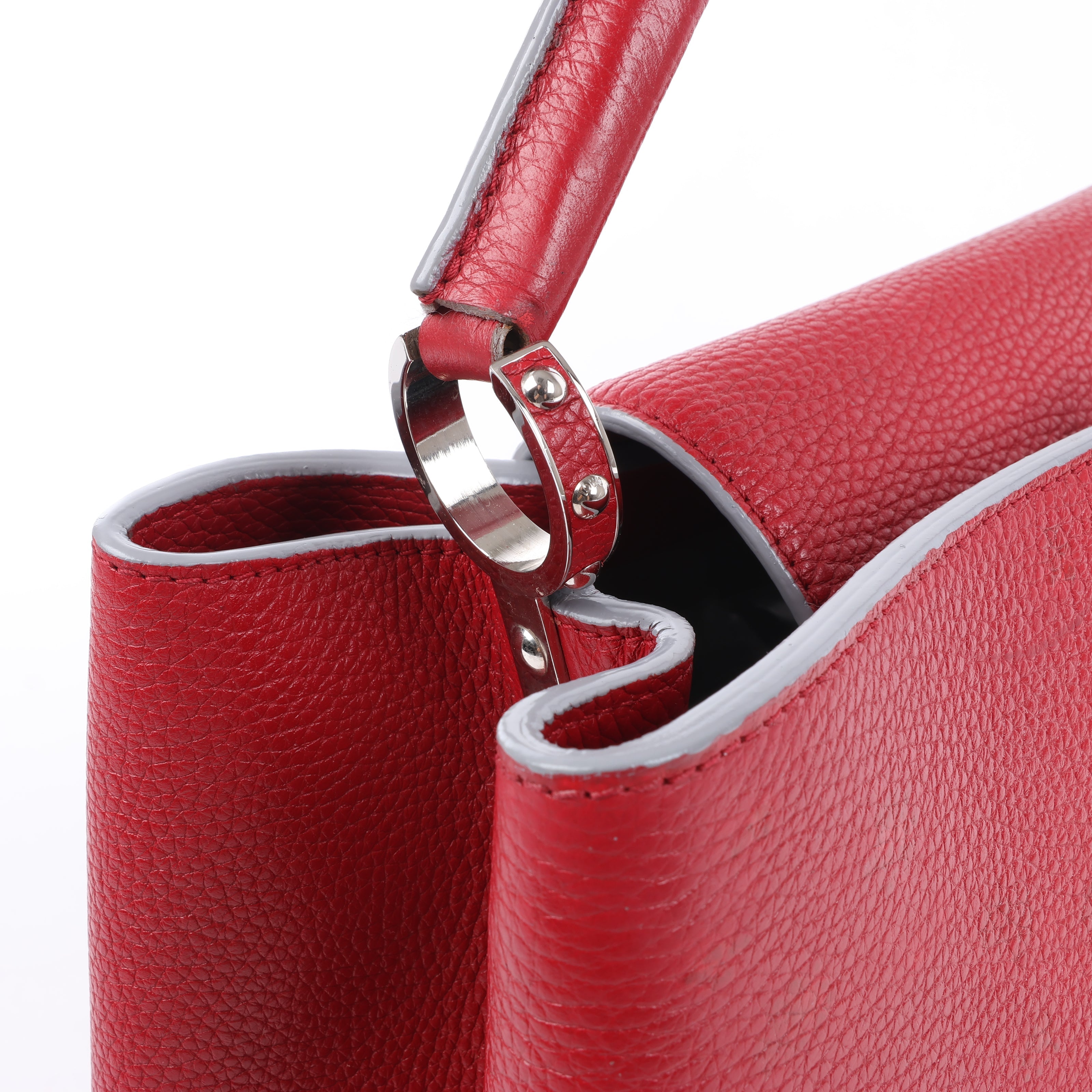 Bolso de mano Louis Vuitton Parnassea Capucines GM en rojo M48871