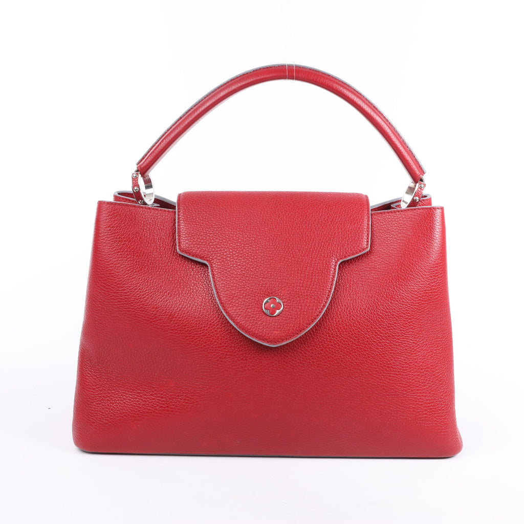 Bolso de mano Louis Vuitton Parnassea Capucines GM en rojo M48871