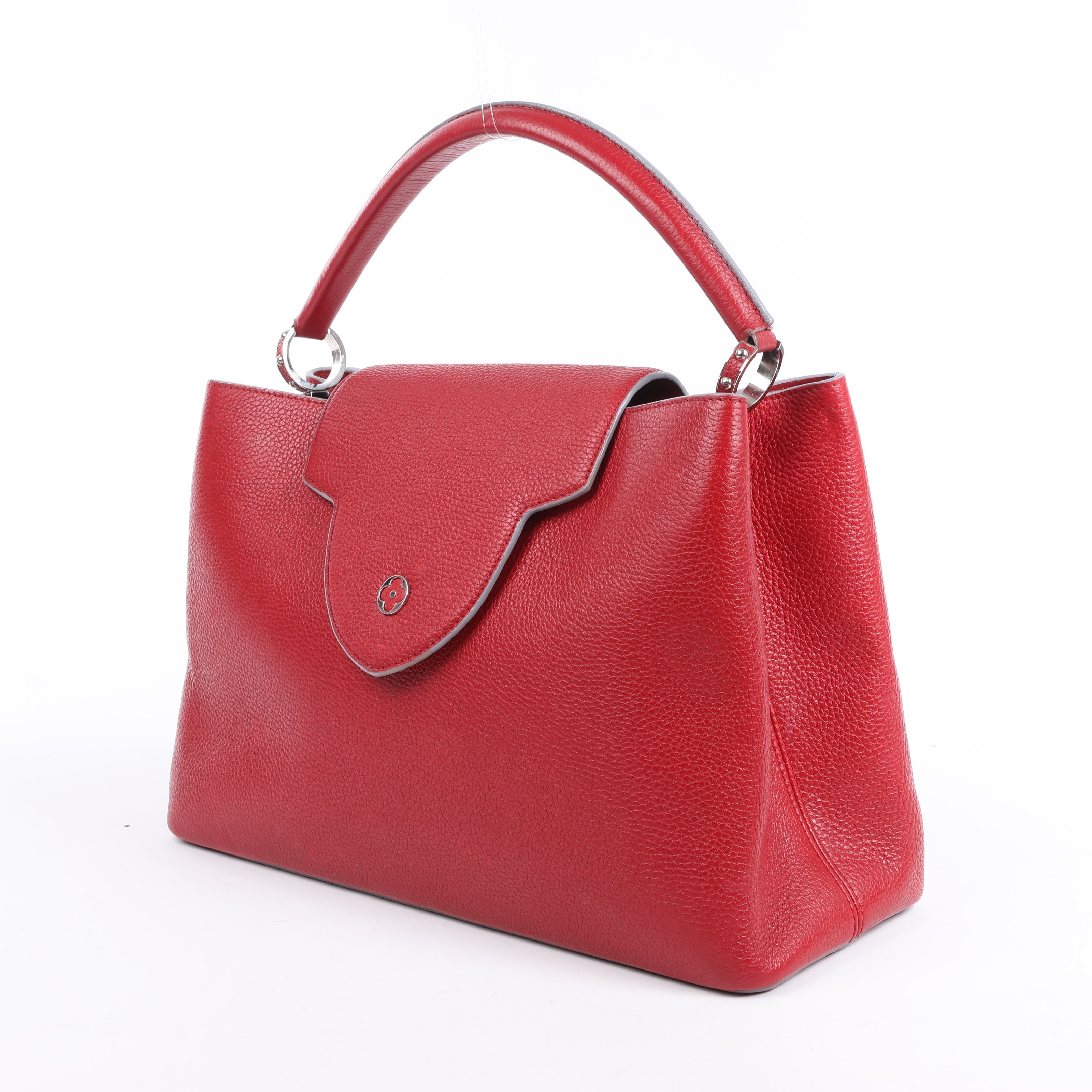 Bolso de mano Louis Vuitton Parnassea Capucines GM en rojo M48871
