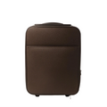 Brown Louis Vuitton Pegase 45 Taiga leather rolling suitcase with top handle, zip-around closure, and wheels