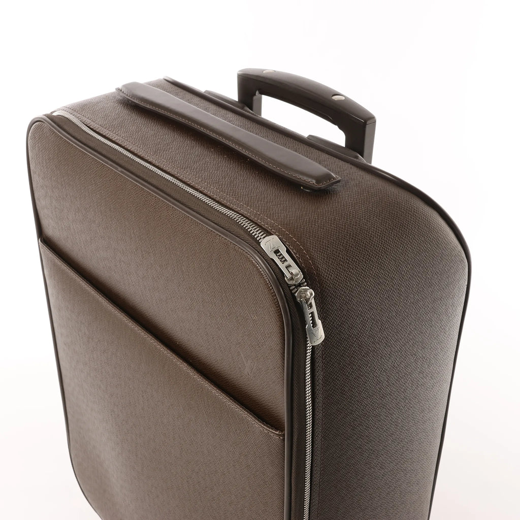 Louis Vuitton Pegase 45 Taiga Leather Travel Bag in Brown M23314