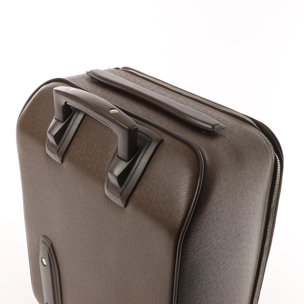 Louis Vuitton Pegase 45 Taiga Leather Travel Bag in Brown M23314