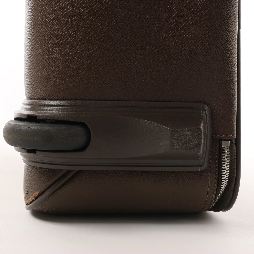 Louis Vuitton Pegase 45 Taiga Leather Travel Bag in Brown M23314