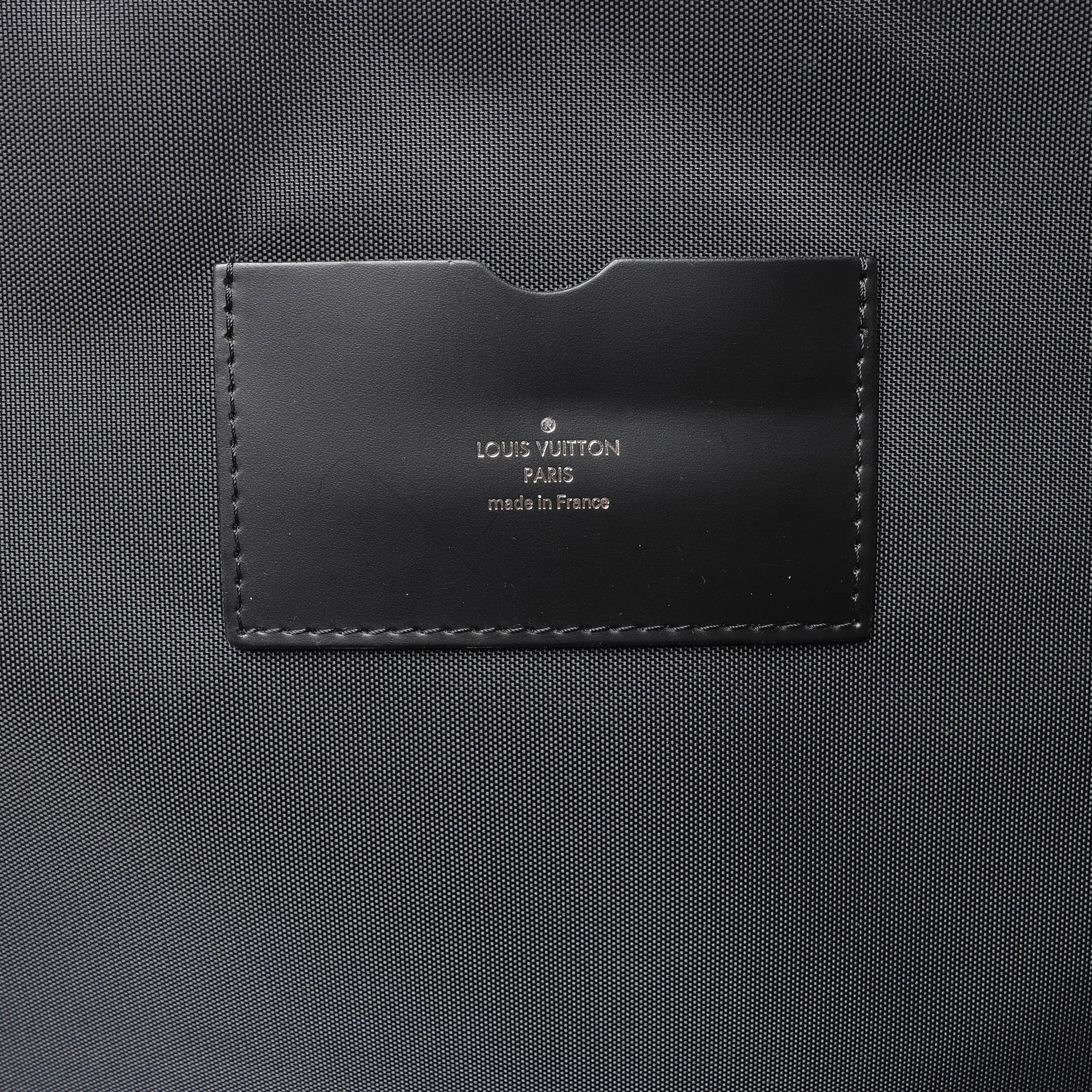 Louis Vuitton Pegase 55 Taiga Leather Travel Bag in Black M23312