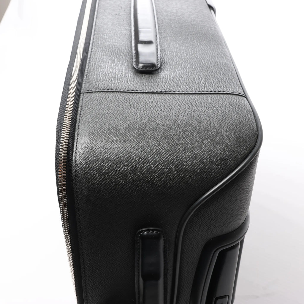 Louis Vuitton Pegase 55 Taiga Leather Travel Bag in Black M23312