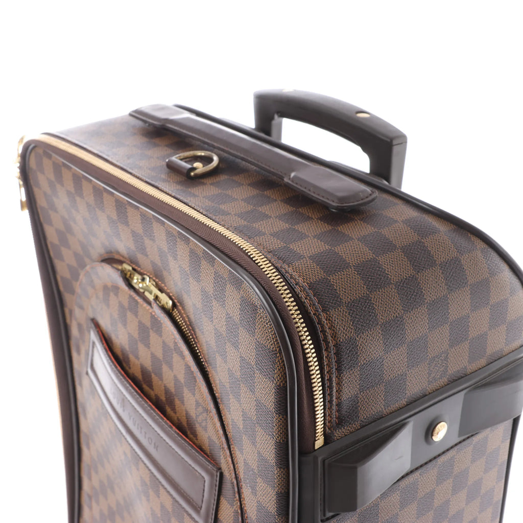 Louis Vuitton Pegase 60 Damier Ebene Travel Bag in Brown N23255