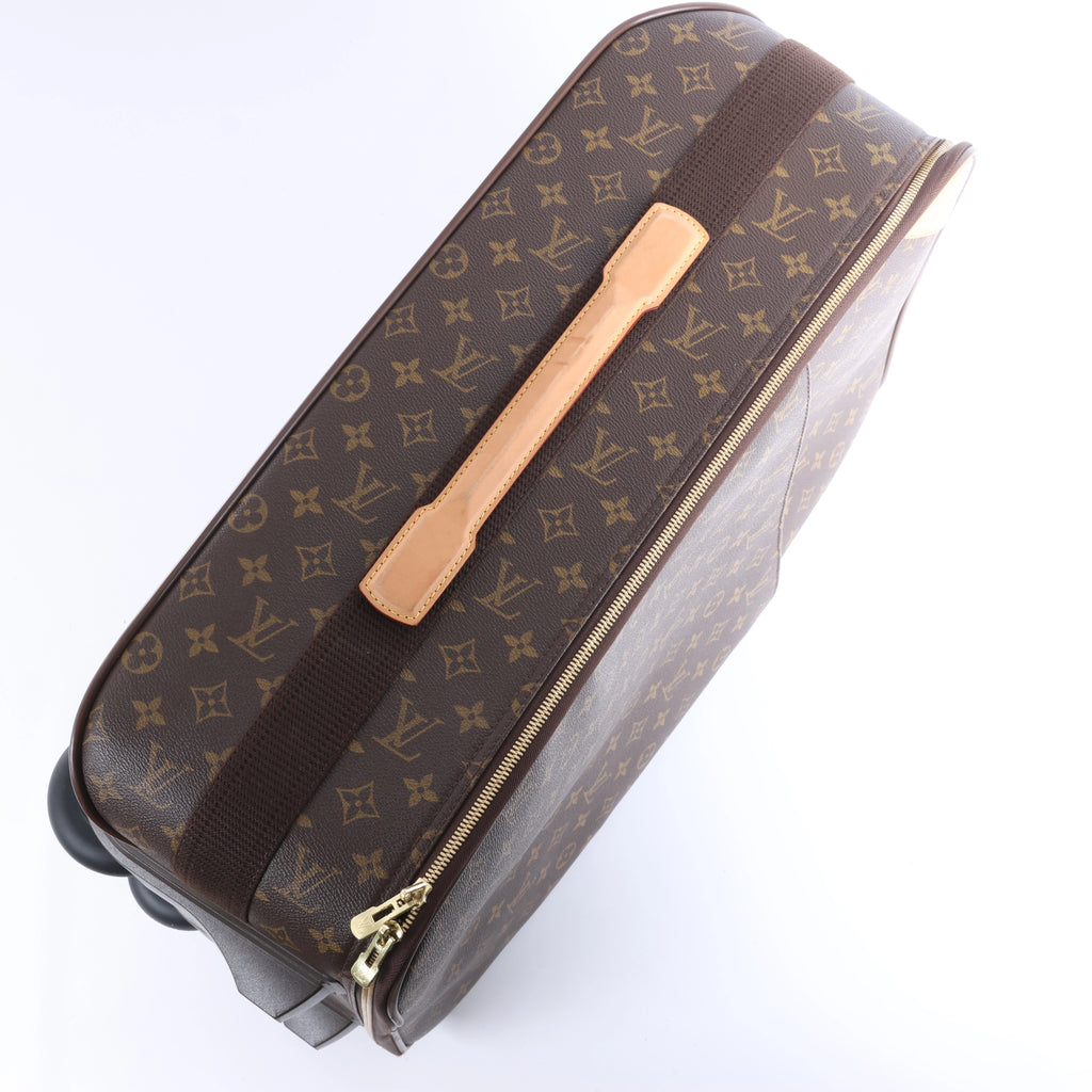 Louis Vuitton Pegas 60 Monogram Suitcase in Brown