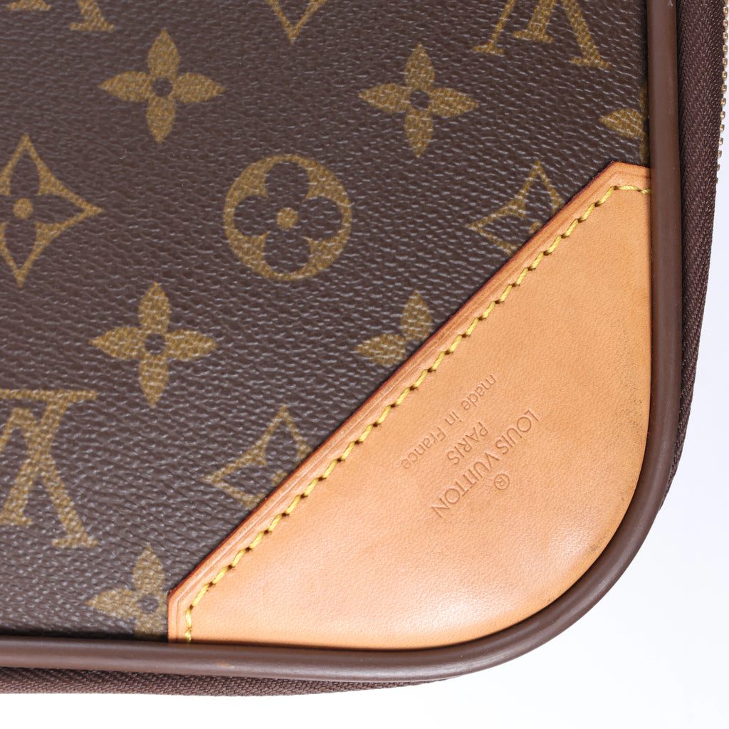 Louis Vuitton Pegas 60 Monogram Suitcase in Brown