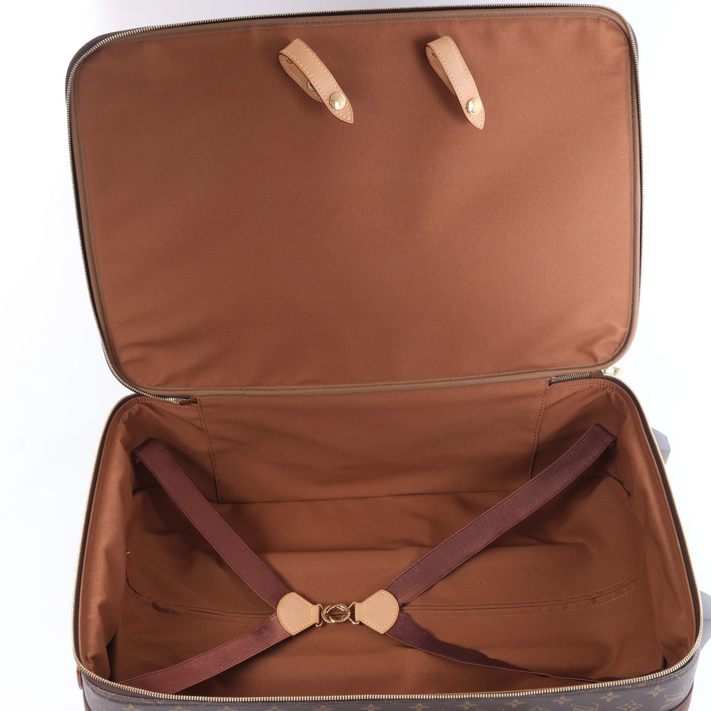 Louis Vuitton Pegas 60 Monogram Suitcase in Brown