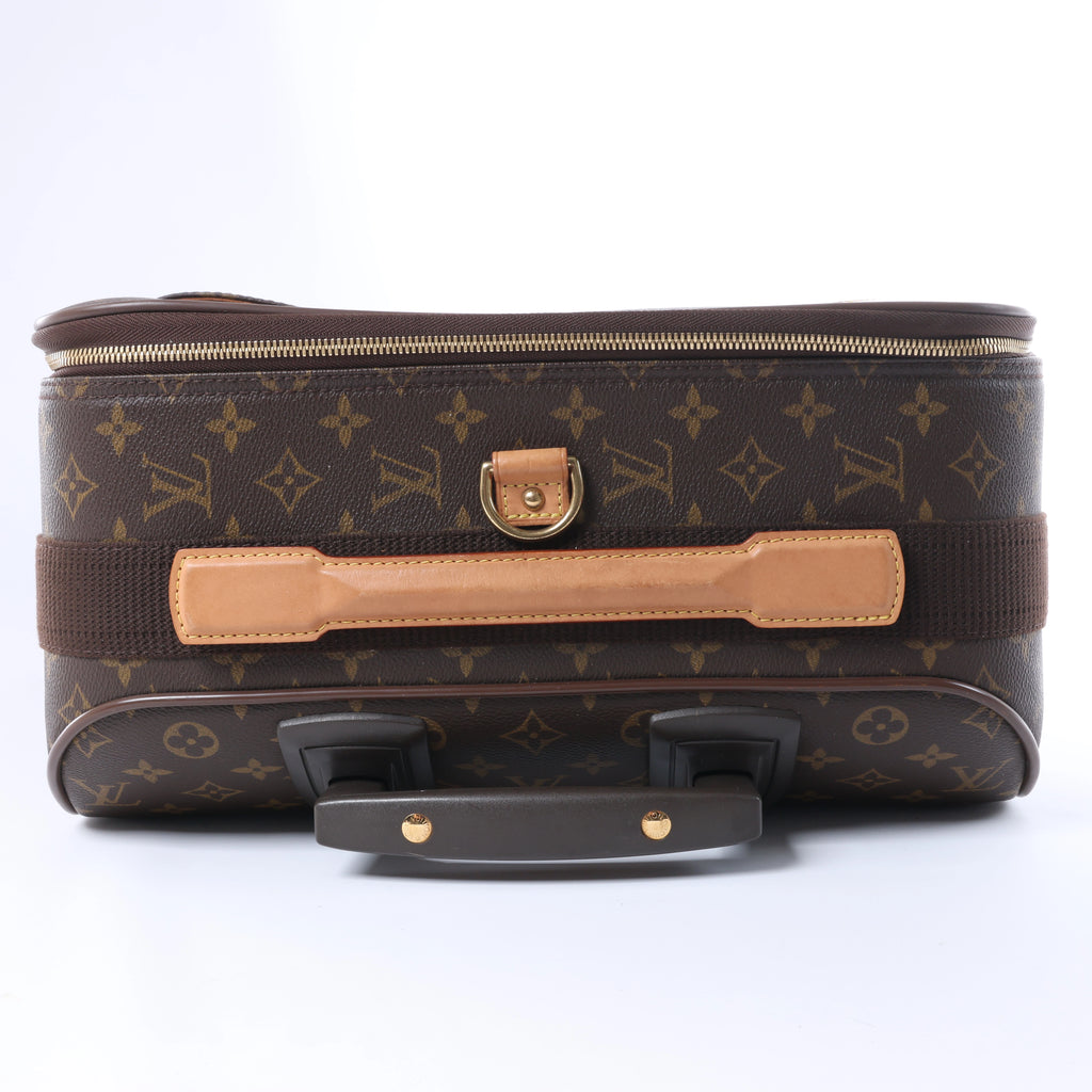 Louis Vuitton Pegas 60 Monogram Suitcase in Brown