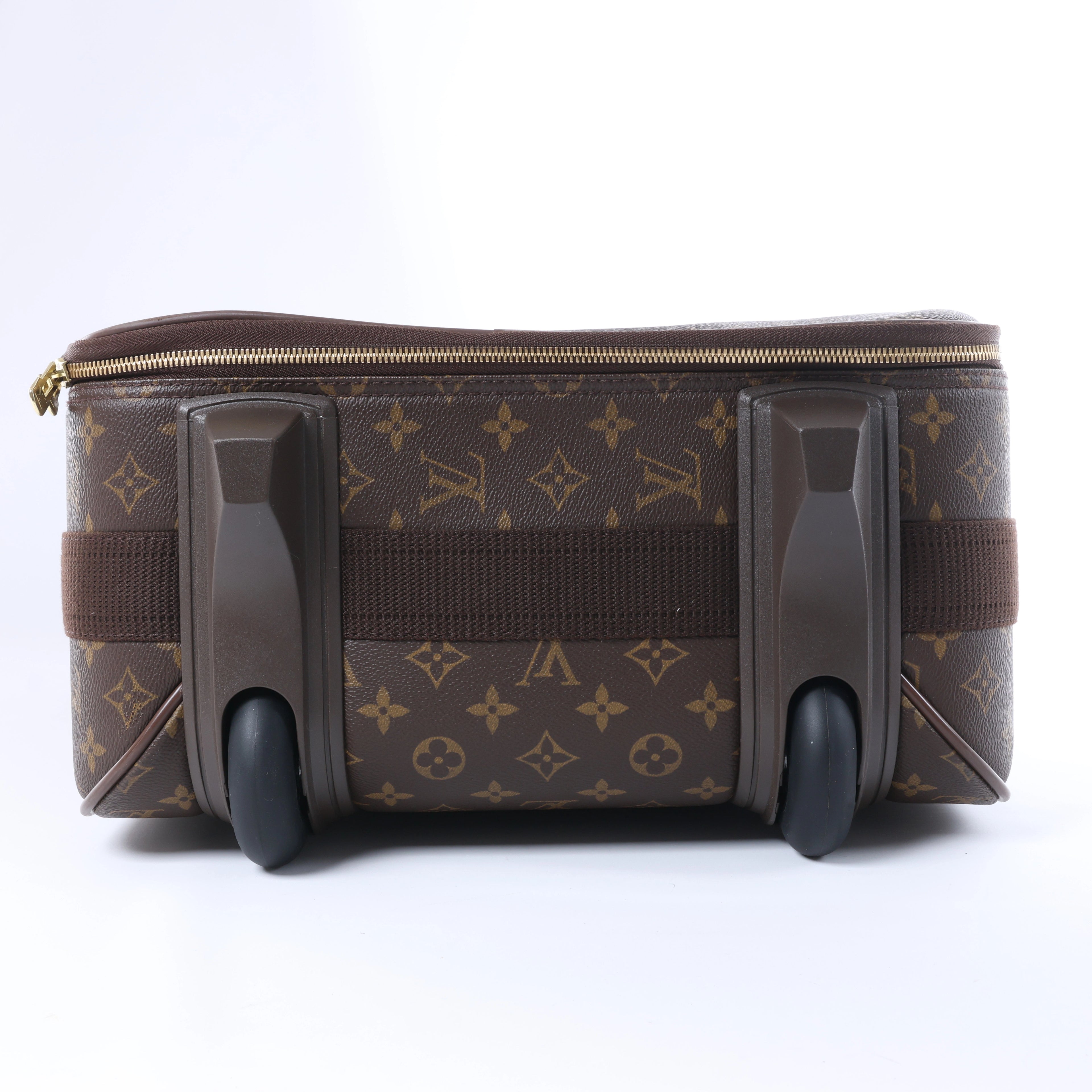 Louis Vuitton Pegas 60 Monogram Suitcase in Brown