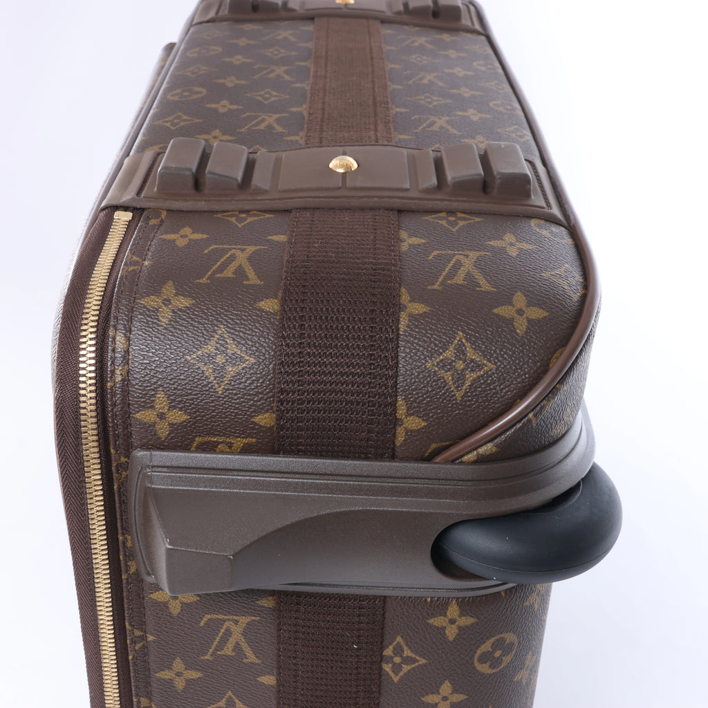 Louis Vuitton Pegas 60 Monogram Suitcase in Brown