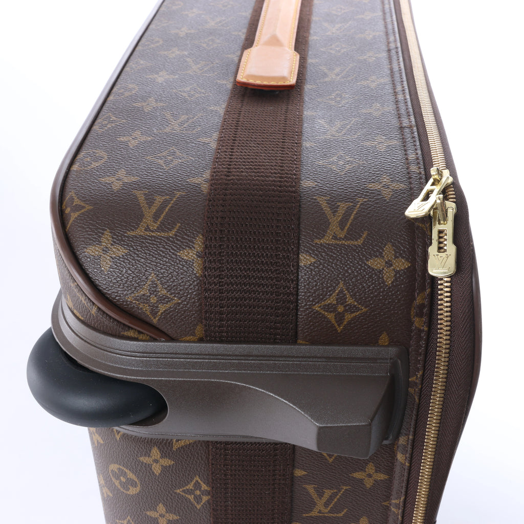 Louis Vuitton Pegas 60 Monogram Suitcase in Brown