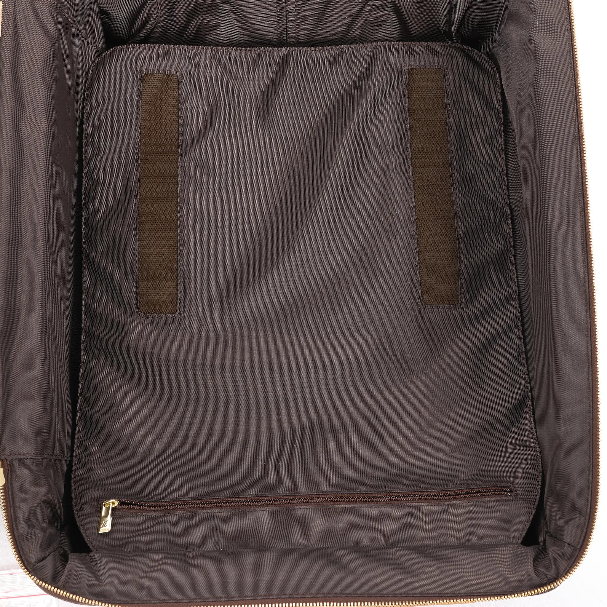 Louis Vuitton Pegase 55 Monogram Suitcase Travel Bag in Brown