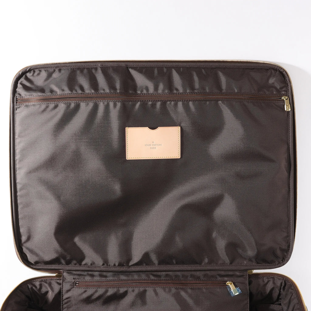 Louis Vuitton Pegase 55 Monogram Suitcase Travel Bag in Brown