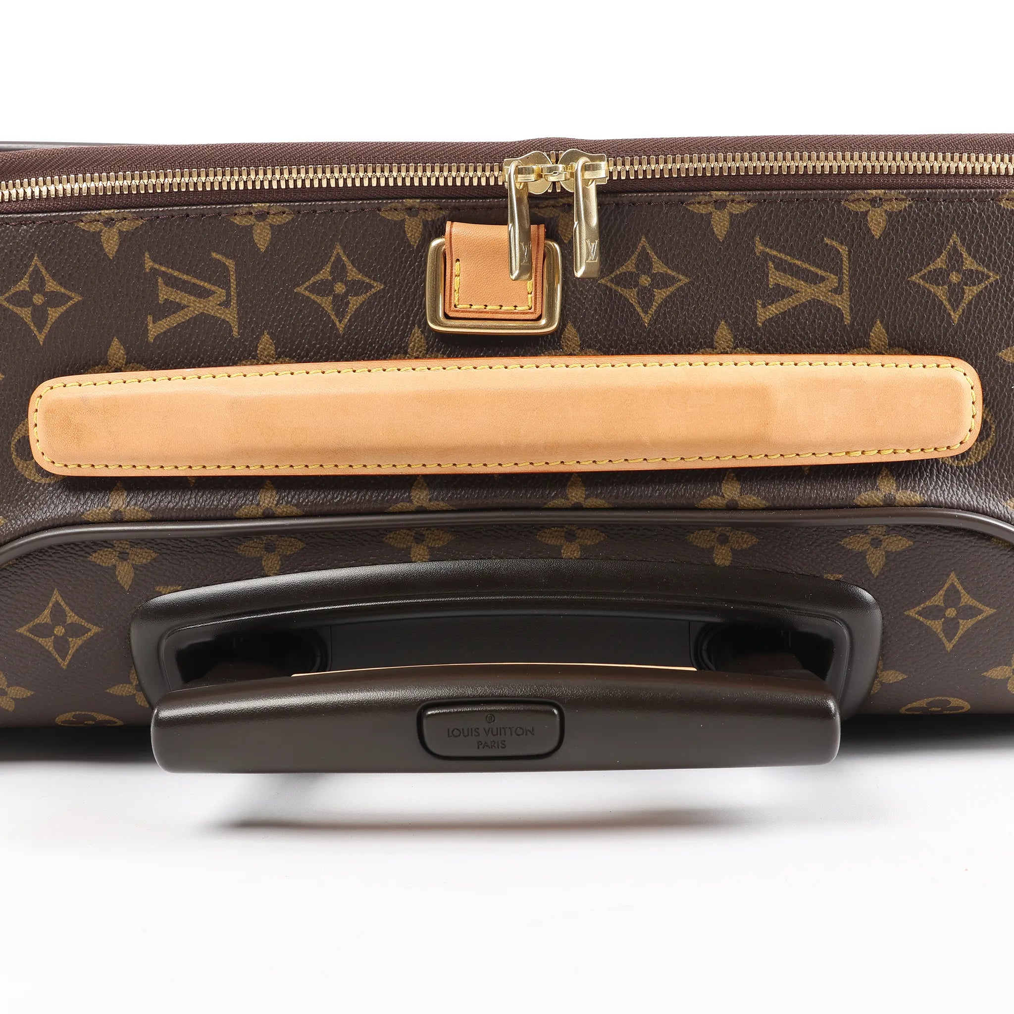 Louis Vuitton Pegase 55 Monogram Suitcase Travel Bag in Brown