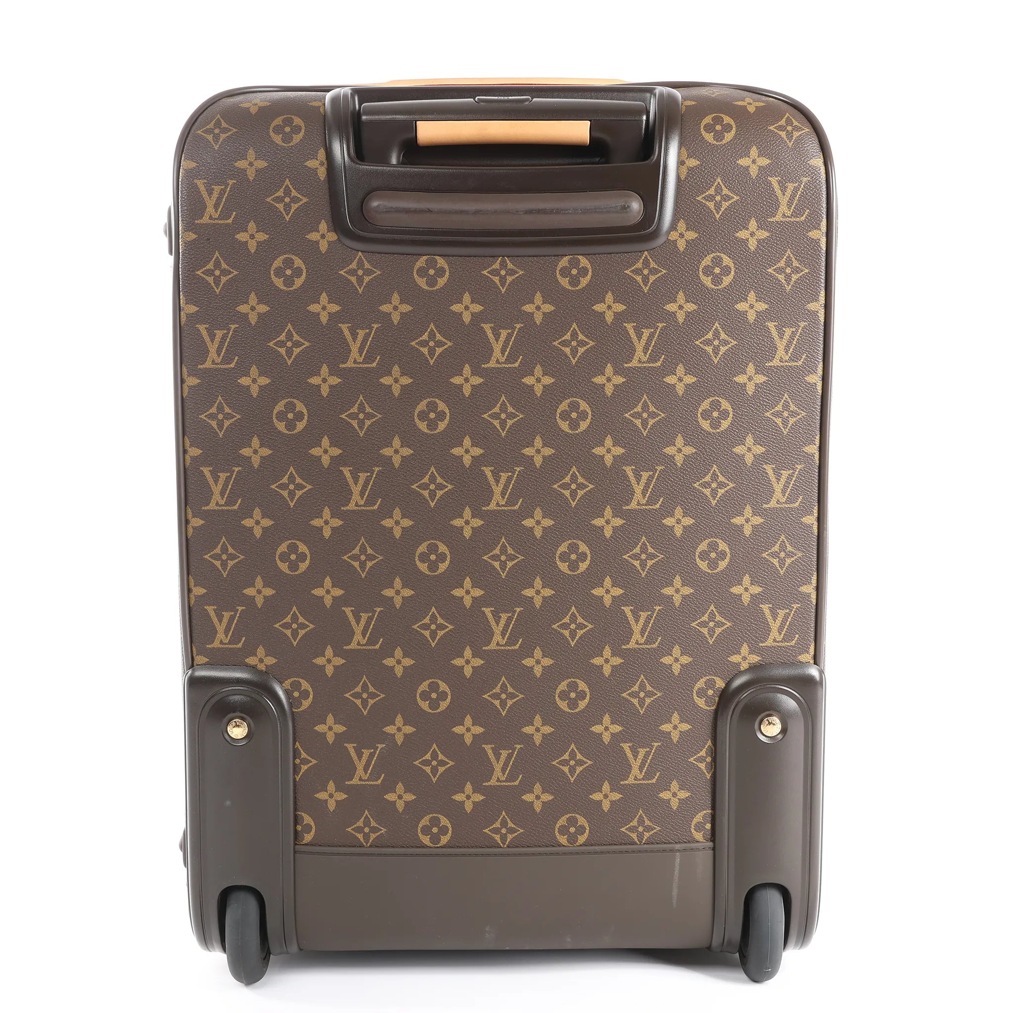 Louis Vuitton Pegase 55 Monogram Suitcase Travel Bag in Brown