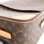 Louis Vuitton Pegase 55 Monogram Suitcase Travel Bag in Brown