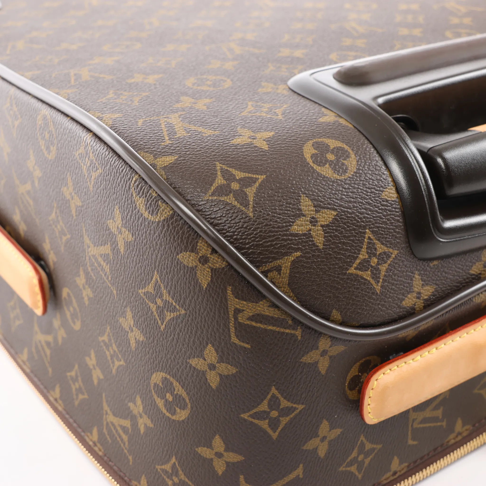 Louis Vuitton Pegase 55 Monogram Suitcase Travel Bag in Brown