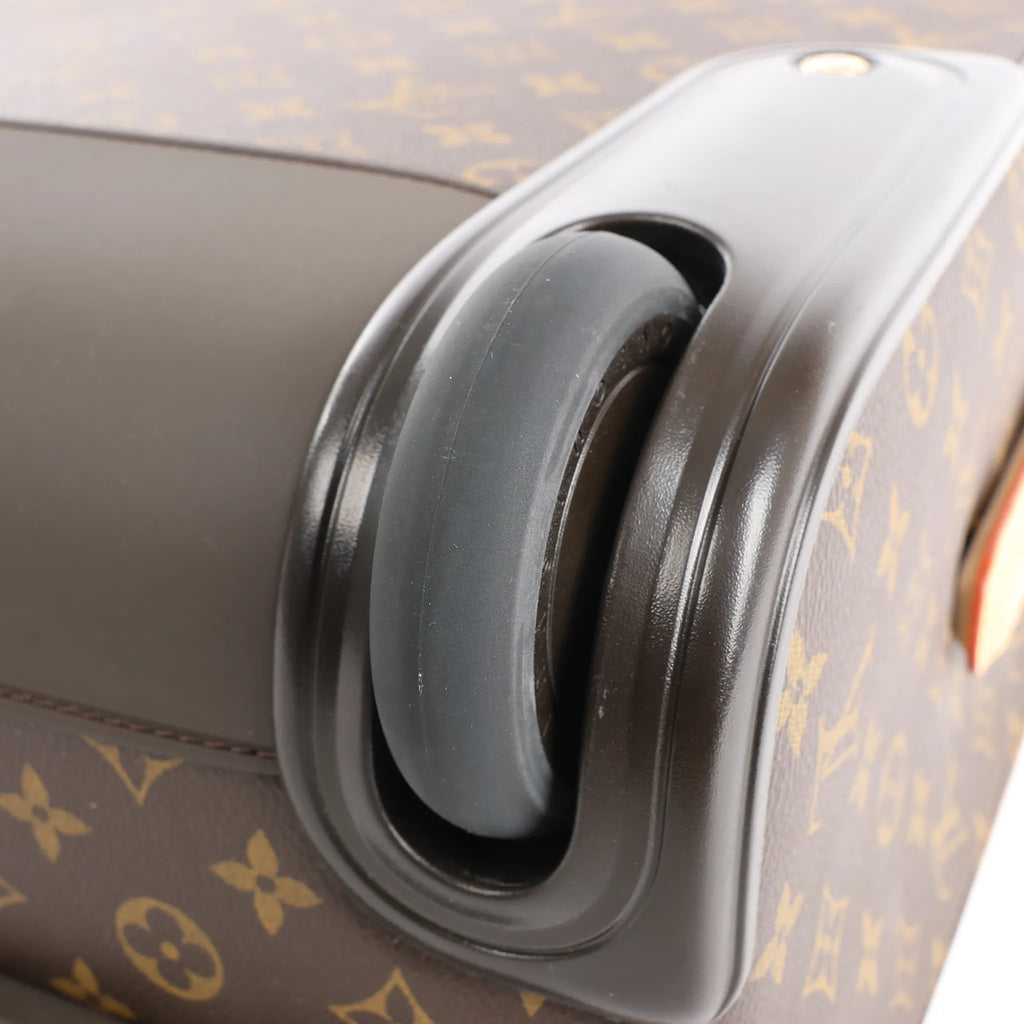 Louis Vuitton Pegase 55 Monogram Suitcase Travel Bag in Brown