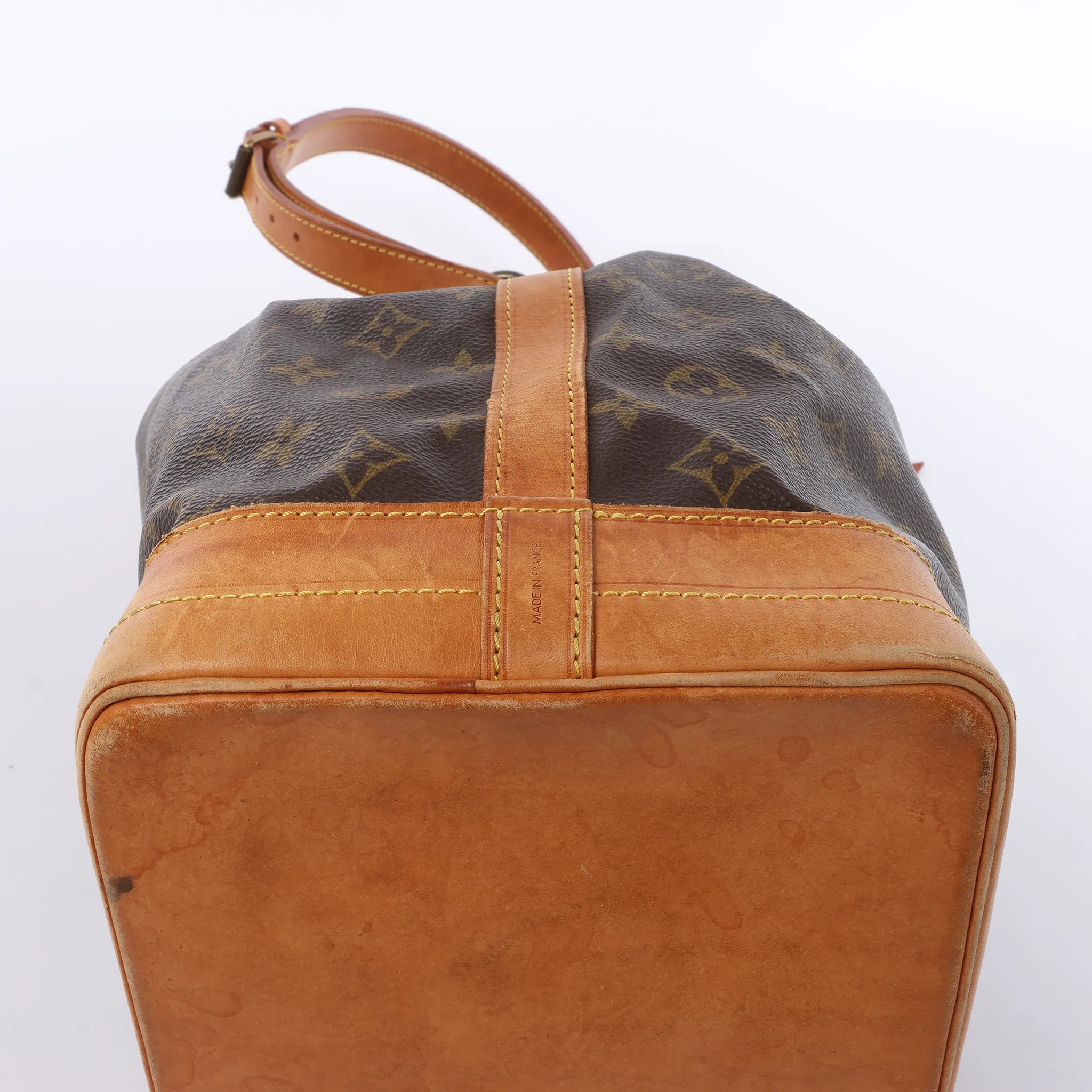 Louis Vuitton Noe Monogram Canvas Shoulder Bag in Brown M40818