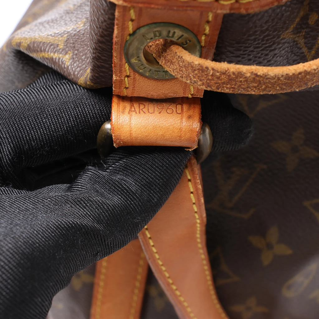Louis Vuitton Noe Monogram Canvas Shoulder Bag in Brown M40818