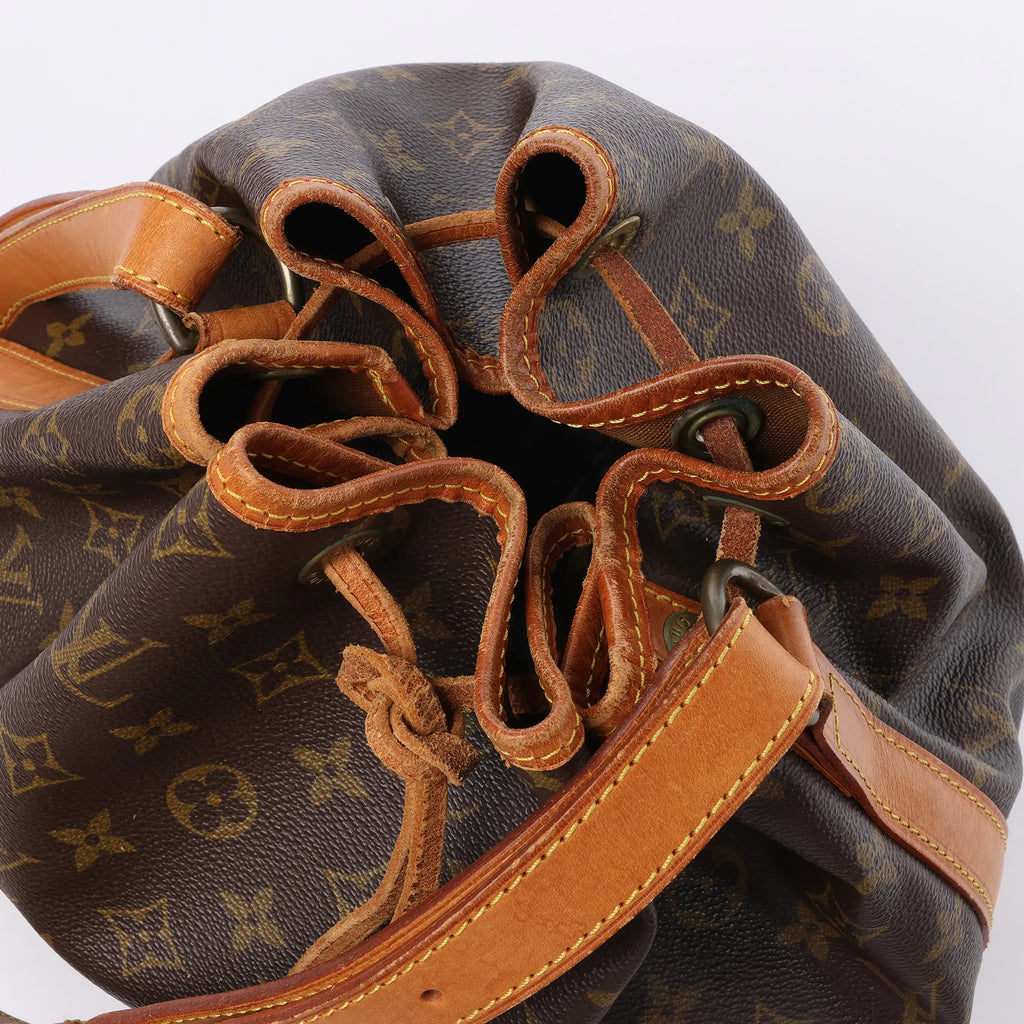 Louis Vuitton Noe Monogram Canvas Shoulder Bag in Brown M40818