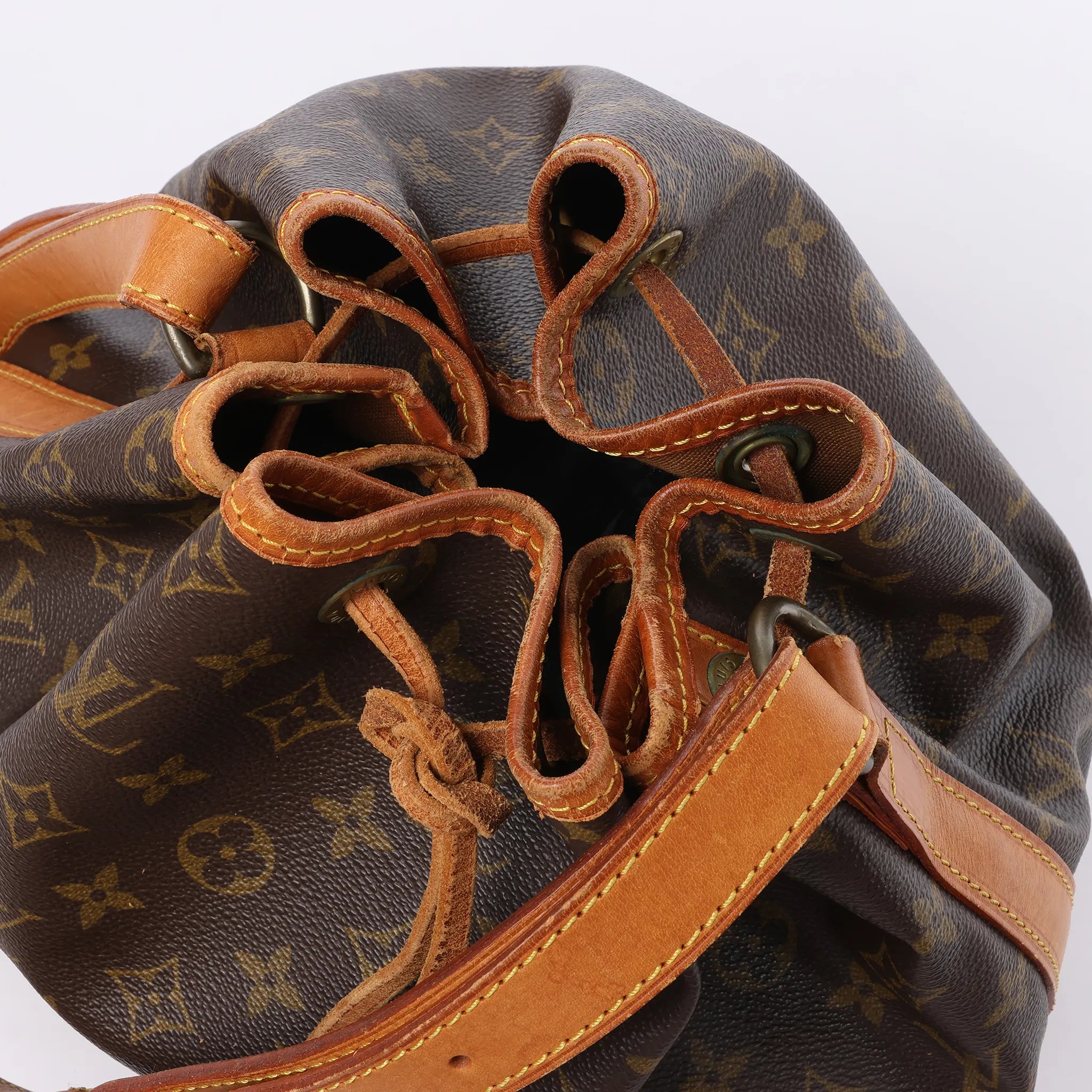 Louis Vuitton Noe Monogram Canvas Shoulder Bag in Brown M40818